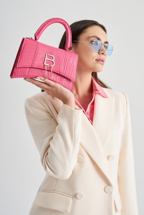 Lucky Bees Bolso de Mano Rosa